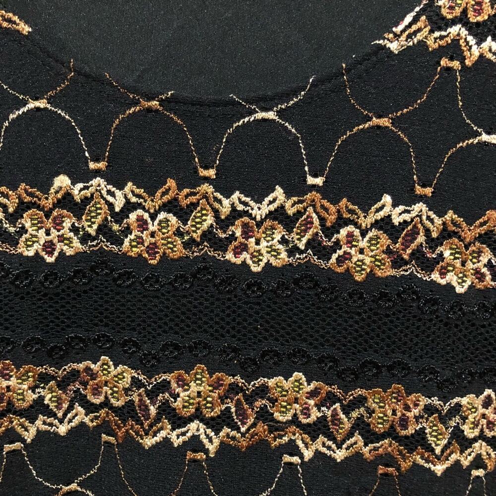 Elementz Textured Patterned Knit Pullover Top Blo… - image 3